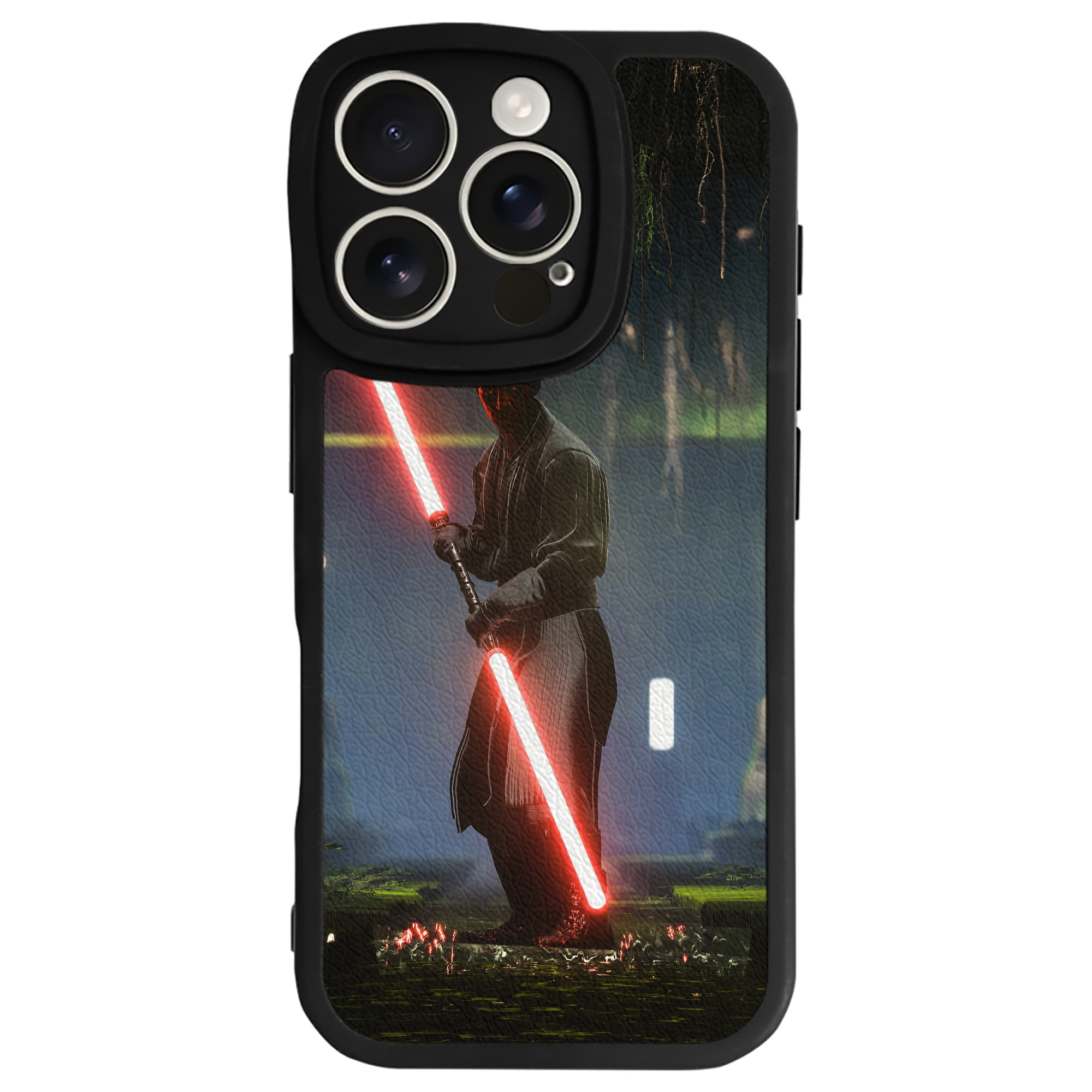 （画像用） スター・ウォーズ Star Wars 【iPhone 16シリーズ対応】シリコンスマホケース（レザー調） 材質：シリコン
